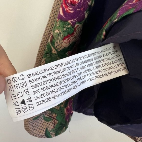 One Clothing Navy Floral Mini Dress - Picture 8 of 10